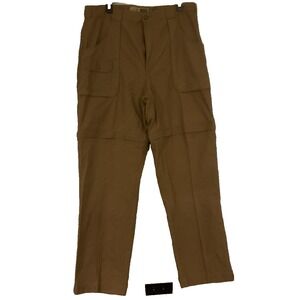 Cabela's Outdoor Convertible Cargo Pants / Shorts Men 36 x 32 Belted Zip Hiking